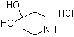 4,4-Piperidinediol hydrochloride molecular structure (CAS 40064-34-4)