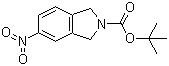 structure of CAS# 400727-63-1, 5-Nitro-2-(tert-butoxycarbonyl)isoindoline;5-Nitro-1,3-dihydroisoindole-2-carboxylic acid tert-butyl ester