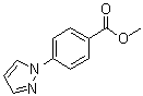 结构式 CAS# 400750-29-0, 4-(1H-吡唑-1-基)苯甲酸甲酯