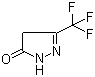 结构式 CAS# 401-73-0, 3-(三氟甲基)-2-吡唑啉-5-酮