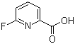 2-Fluoropyridine-6-carboxylic acid molecular structure (CAS 402-69-7)