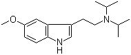 5-Methoxy-N,N-diisopropyltryptamine molecular structure (CAS 4021-34-5)