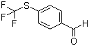 structure of CAS# 4021-50-5, 4-[(Trifluoromethyl)thio]benzaldehyde;4-((Trifluoromethyl)sulfanyl)benzaldehyde