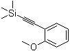 [(2-Methoxyphenyl)ethynyl]trimethylsilane molecular structure (CAS 40230-91-9)