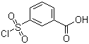 结构式 CAS# 4025-64-3, 3-氯磺酰基苯甲酸; 间氯磺酰基苯甲酸