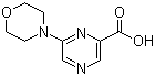 6-(4-Morpholinyl)pyrazine-2-carboxylic acid molecular structure (CAS 40262-73-5)