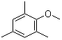 structure of CAS# 4028-66-4, 2,4,6-Trimethylanisole;Mesitylene methyl ether; Methoxymesitylene; Methyl 2,4,6-trimethylphenyl ether; Methyl mesityl ether