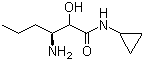 structure of CAS# 402960-19-4, (3S)-3-Amino-N-cyclopropyl-2-hydroxyhexanamide
