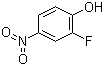 2-氟-4-硝基苯酚分子结构 (CAS 403-19-0)