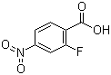 structure of CAS# 403-24-7, 2-Fluoro-4-nitrobenzoic acid