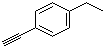 structure of CAS# 40307-11-7, 4-Ethylphenylacetylene;1-Ethyl-4-eth-1-ynylbenzene