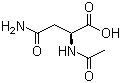 结构式 CAS# 4033-40-3, N-乙酰-L-天门冬酰胺