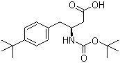 Boc-(S)-3-Amino-4-(4-tert-butylphenyl)butyric Acid molecular structure (CAS 403661-85-8)