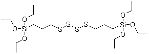 双-[3-(三乙氧基硅)丙基]-四硫化物分子结构 (CAS 40372-72-3)