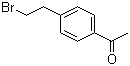 structure of CAS# 40422-73-9, 4'-(2-Bromoethyl)acetophenone;1-[4-(2-Bromoethyl)phenyl]ethan-1-one