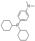 Dicyclohexyl(4-dimethylaminophenyl)phosphine molecular structure (CAS 40438-64-0)