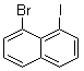 8-Bromo-1-iodonaphthalene molecular structure (CAS 4044-58-0)