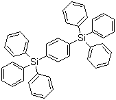 1,4-Phenylenebis[triphenylsilane]  radical ion molecular structure (CAS 40491-34-7)