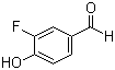 3-Fluoro-4-hydroxybenzaldehyde molecular structure (CAS 405-05-0)