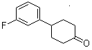 结构式 CAS# 40503-87-5, 4-(3-氟苯基)环己酮