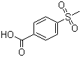 4-Methylsulphonylbenzoic acid molecular structure (CAS 4052-30-6)