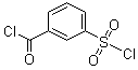 3-Chlorosulfonylbenzoyl chloride molecular structure (CAS 4052-92-0)