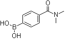 结构式 CAS# 405520-68-5, 4-(二甲基氨基甲酰基)苯硼酸