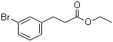 structure of CAS# 40640-97-9, 3-(3-Bromophenyl)propionic acid ethyl ester