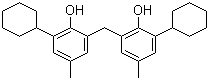 2,2'-Methylenebis(6-cyclohexyl-4-methyl)phenol molecular structure (CAS 4066-02-8)