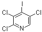 结构式 CAS# 406676-23-1, 2,3,5-三氯-4-碘吡啶