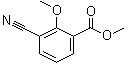 结构式 CAS# 406938-72-5, 3-氰基-2-甲氧基苯甲酸甲酯