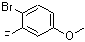 4-Bromo-3-fluoroanisole molecular structure (CAS 408-50-4)