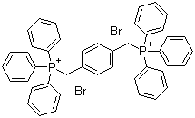 structure of CAS# 40817-03-6, [1,4-Phenylenebis(methylene)]bis[triphenylphosphonium] dibromide;1,4-Bis[(triphenylphosphonio)methyl]benzene dibromide; p-Xylylenebis(triphenylphosphonium bromide)