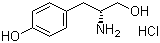 D-Tyrosinol hydrochloride molecular structure (CAS 40829-04-7)
