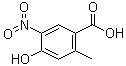 4-Hydroxy-2-methyl-5-nitrobenzoic acid molecular structure (CAS 408335-80-8)