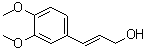 structure of CAS# 40918-90-9, (E)-3-(3,4-Dimethoxyphenyl)-2-propen-1-ol;E-3',4'-Dimethoxycinnamyl alcohol; trans-3,4-Dimethoxycinnamyl alcohol