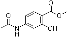 结构式 CAS# 4093-28-1, 4-乙酰氨基-2-羟基苯甲酸甲酯