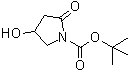 tert-Butyl 4-hydroxy-2-oxopyrrolidine-1-carboxylate molecular structure (CAS 409341-03-3)