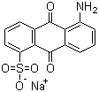 1-Aminoanthraquinone-5-sulfonic acid sodium salt molecular structure (CAS 4095-82-3)