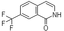 结构式 CAS# 410086-28-1, 7-三氟甲基-2H-异喹啉-1-酮