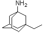 结构式 CAS# 41100-45-2, 1-氨基-3-乙基金刚烷