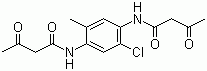 结构式 CAS# 41131-65-1, 双乙酰乙酰-2-氯-5-甲基对苯二胺