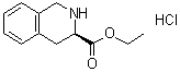 结构式 CAS# 41220-49-9, (R)-1,2,3,4-四氢异喹啉-3-羧酸乙酯盐酸盐