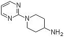 结构式 CAS# 412355-81-8, 1-(2-嘧啶基)哌啶-4-胺