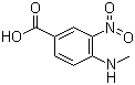 4-Methylamino-3-nitrobenzoic acid molecular structure (CAS 41263-74-5)
