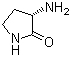 结构式 CAS# 4128-00-1, (3S)-3-氨基-2-吡咯烷酮