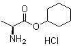 L-Alanine cyclohexyl ester hydrochloride molecular structure (CAS 41324-79-2)