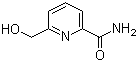 6-(Hydroxymethyl)-2-pyridinecarboxamide molecular structure (CAS 41337-83-1)