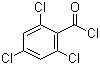 结构式 CAS# 4136-95-2, 2,4,6-三氯苯甲酰氯