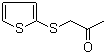structure of CAS# 41444-33-1, 1-(2-Thienylthio)acetone
